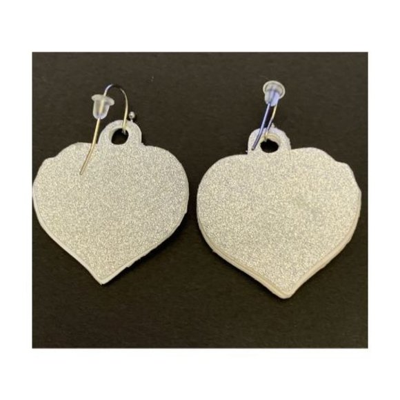 Dogs Before Dudes Drop Earrings Handmade - Picture 2 of 2